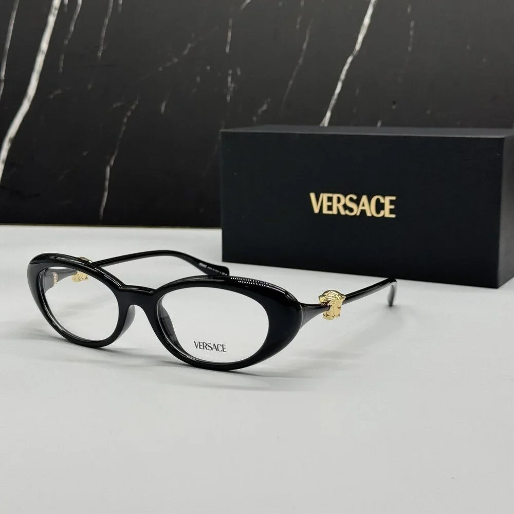 NEW VERSACE VE3381U GB1 CAT EYE WOMEN EYEGLASSES VERSACE MOD 3381-U
